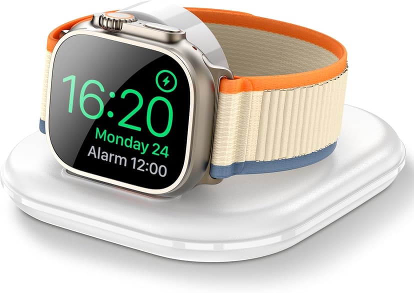 for Apple Watch Magnetic Charging Dock - Fast Magnetic Charger Stand, Compatible with Apple Watch Series 2/3/4/5/6/7/8/9/10/Ultra 1 2, Supports Nightstand Mode, Portable Design for Travel