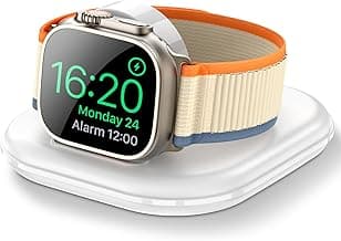 for Apple Watch Magnetic Charging Dock - Fast Magnetic Charger Stand, Compatible with Apple Watch Series 2/3/4/5/6/7/8/9/10/Ultra 1 2, Supports Nightstand Mode, Portable Design for Travel