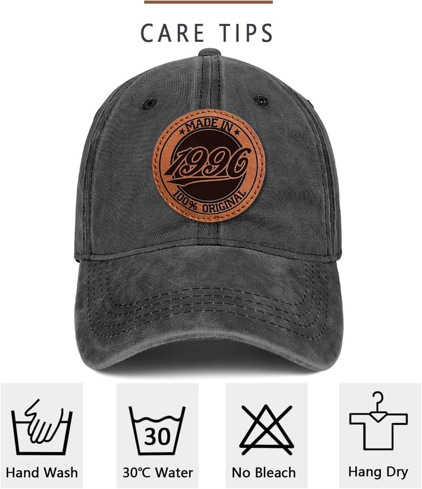 30th Birthday Gifts for Men 30th Birthday Decorations Him Male 30 Year Old Birthday Gifts 100% Cotton Hat B0CWTVXF3B