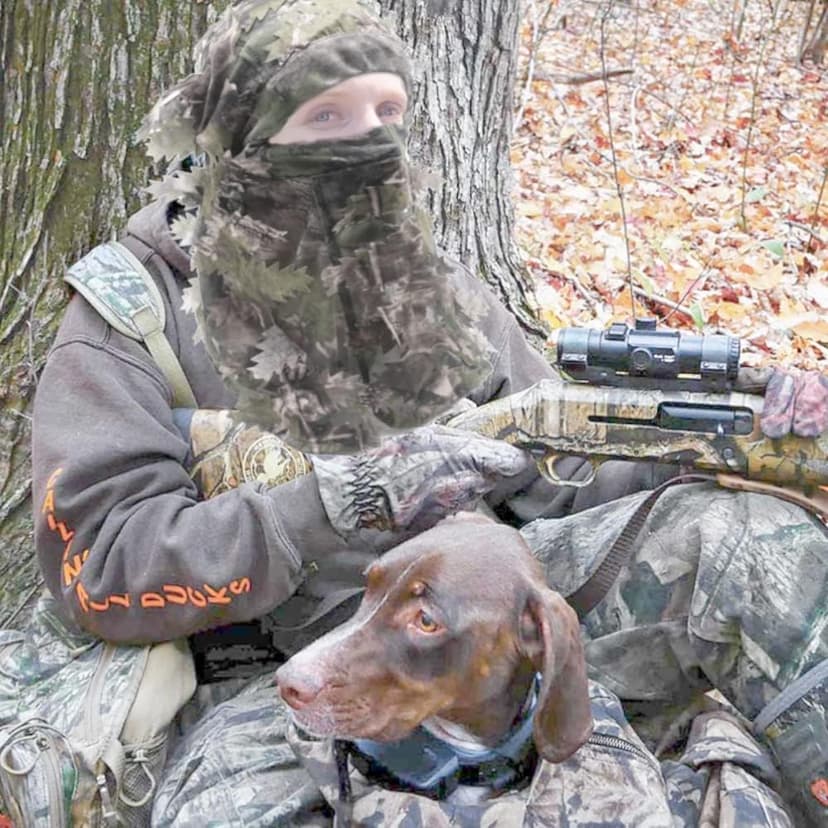EAmber Ghillie Camouflage Leafy Hat 3D Full Face Mask Headwear Turkey Camo Hunter Hunting Accessories