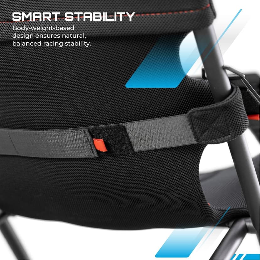 Playseat Challenge Racing Simulator Cockpit | Foldable & Adjustable | for High Performance Sim Racing | Compact & Flexible | Supports All Steering Wheels & Pedals | for PC and Console