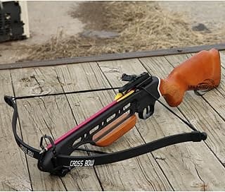 Snake Eye Tactical Heavy Duty Recurve Crossbow - 150 lbs, 210 FPS Hunting & Target Bow with Aluminum Barrel, and Fiberglass Limbs Ultra-Lightweight Hunting & Target Crossbow