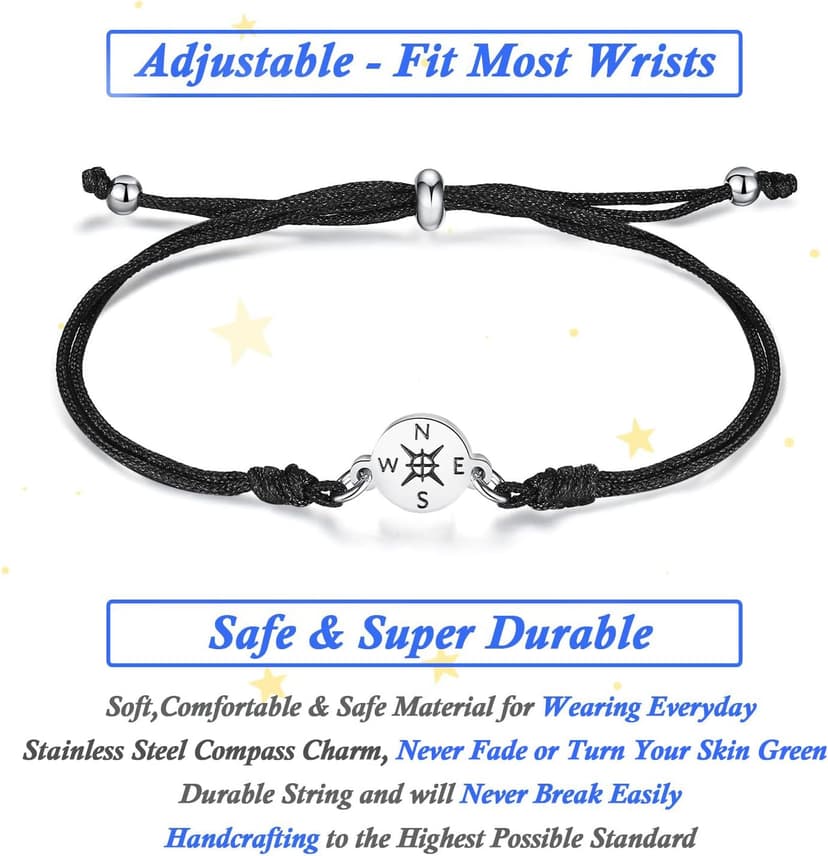 SAM & LORI Unique Grad Cap Box 2026 Graduation Gifts for Her/Him - Adjustable Unisex Bracelet for Primary/Middle School/High School/College Grads B0BWYSSGZJ
