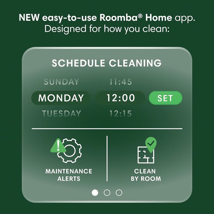 iRobot Roomba 104 Vac Robot Vacuum - Intense Power-Lifting Suction, Smart & Fast Home Mapping, Ideal for Pet Hair, LiDAR Navigation, Multi-Surface Cleaning, Cleans in Neat Rows, Self-Charging