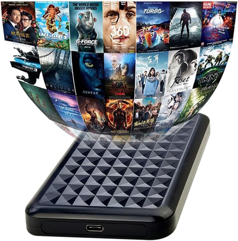 ModusTech 500GB Portable External Hard Drive USB 3.0/Type-C – Slim High-Speed HDD for Backup, Storage, Gaming – Compatible with PC, Mac, Laptop, PS4, PS5, Xbox, Windows, MacBook, Smart TV (500 GB)