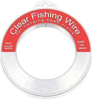 KLASIT Fishing Line 788FT,Invisible Monofilament Fishing Wire,Supports 43 Pounds Strong Nylon Invisible Thread for Hanging Decorations,Balloon Garland,Crafts,Picture Display