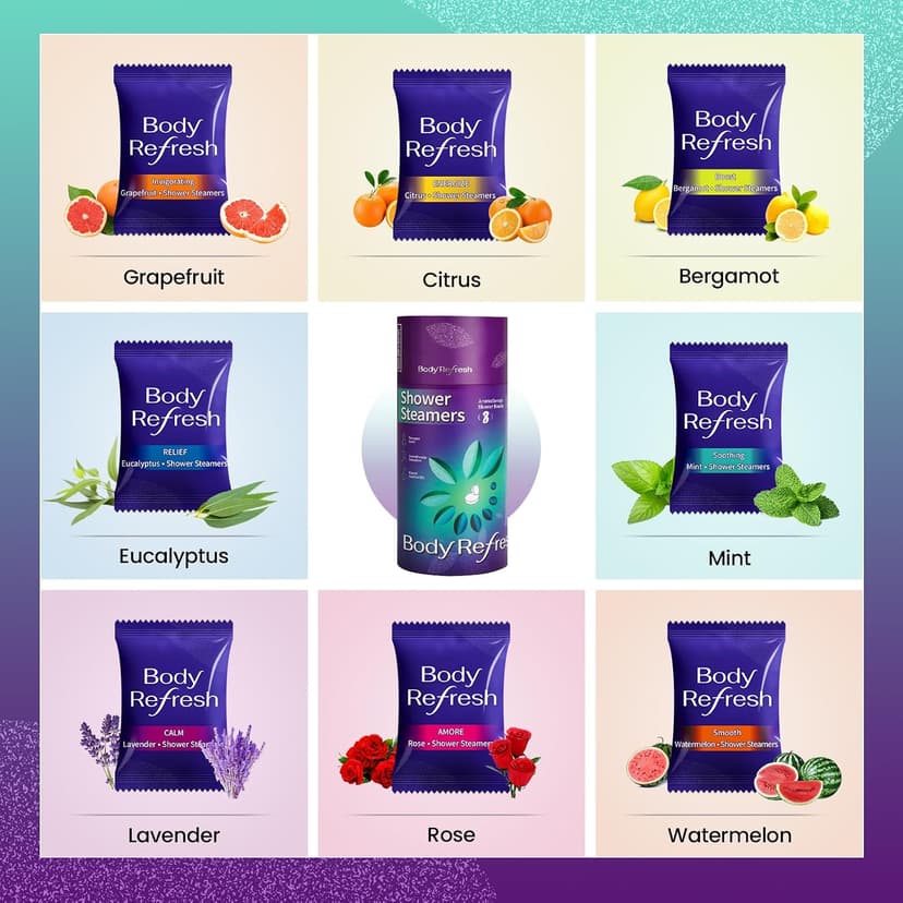 Shower Steamers Aromatherapy - Birthday Gifts for Women, 8 Pack Shower Bombs with Essential Oils, Stress Relief Home Spa Relaxation Gifts for Mom, Christmas Stocking Stuffers