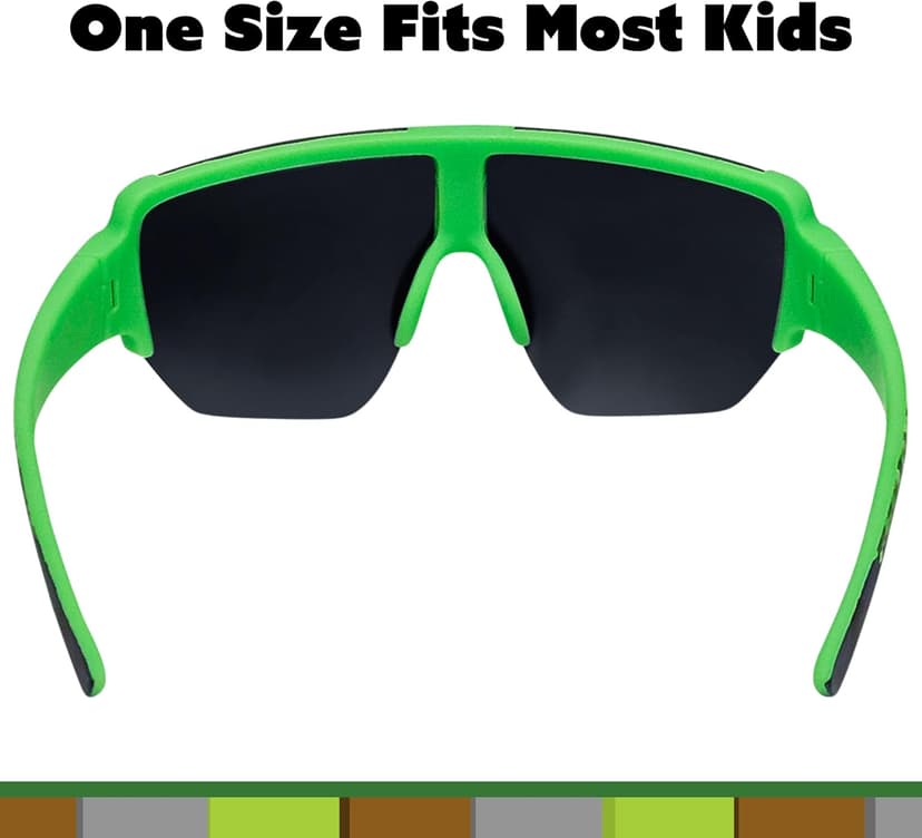 ARKAID Official Minecraft Boys Sunglasses | UV400 | One Size Fits Most Kids