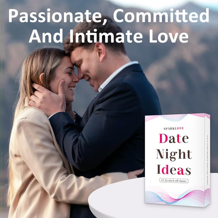 Couple Gifts and Valentine Day Gifts, Date Night Ideas Cards, 42 Romantic Scratch Off Date Card Gifts for Couples, Gifts for Girlfriend and Boyfriend, His or Her Gifts, Gifts for Wife, Husband
