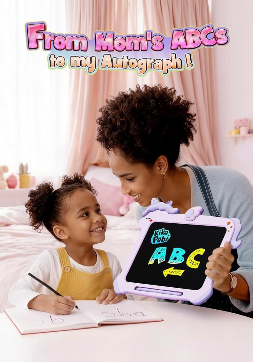 8.5 inch LCD Writing Tablet for Kids, Unicorn Toys Gifts for Girls Aged 3-5, Toddler Girl Kids Educational Travel Toy, Birthday Gift for 3 4 5 6 7 8 9 Year Old Girl (Purple) B0BG1NH1FN
