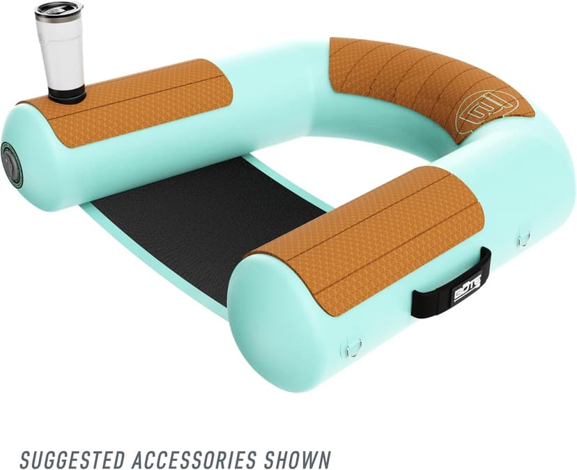 BOTE Hangout Suite Floating Chair Pool Beach Lake Boat Float Adults Family Friendly 4FT Multiple Colors 1 or 2 Pack Options Includes Mesh Carry Bag for Travel