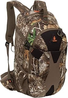 Timber Hawk Big Basin Camouflage Hunting Day Pack Backpack with Quiet Cloth Technology (Realtree Edge Camo)