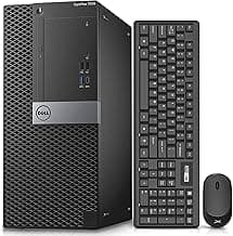 Dell Optiplex 7050 Tower Desktop Computer PC, Intel Core i7-6700, 16GB RAM, 512GB SSD, Keyboard & Mouse, DisplayPort, HDMI, Windows 11 Pro (Renewed)