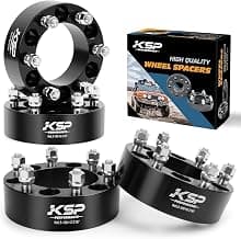 KSP 2in 6x5.5 Tacoma Wheel Spacers, 6x139.7 Tire Spacer fit for Toyota Tundra 4Runner FJ Land Cruiser Sequoia, 50mm Forged Lug Centric Spacer 108mm Hub Bore with M12x1.5 Thread Pitch, Not Hubcentric