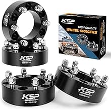 KSP 2in 6x5.5 Tacoma Wheel Spacers, 6x139.7 Tire Spacer fit for Toyota Tundra 4Runner FJ Land Cruiser Sequoia, 50mm Forged Lug Centric Spacer 108mm Hub Bore with M12x1.5 Thread Pitch, Not Hubcentric