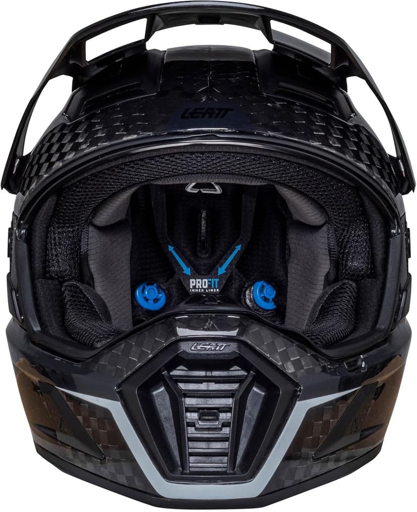 Leatt Helmet Kit ADV 9.5 Carbon with Free 4.5 Iriz Goggles & Bag - Ultimate Adventure Bundle - Lightweight Carbon Fiber Off-Road & Street Helmet - 360 Turbine Safety Technology