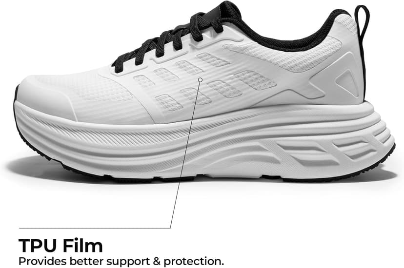 NORTIV 8 Women's Walking Shoes Cushion Running Tennis Shoes ActiveFloat Non-Slip Comfortable Breathable Workout Gym Sports Athletic Fashion Sneakers