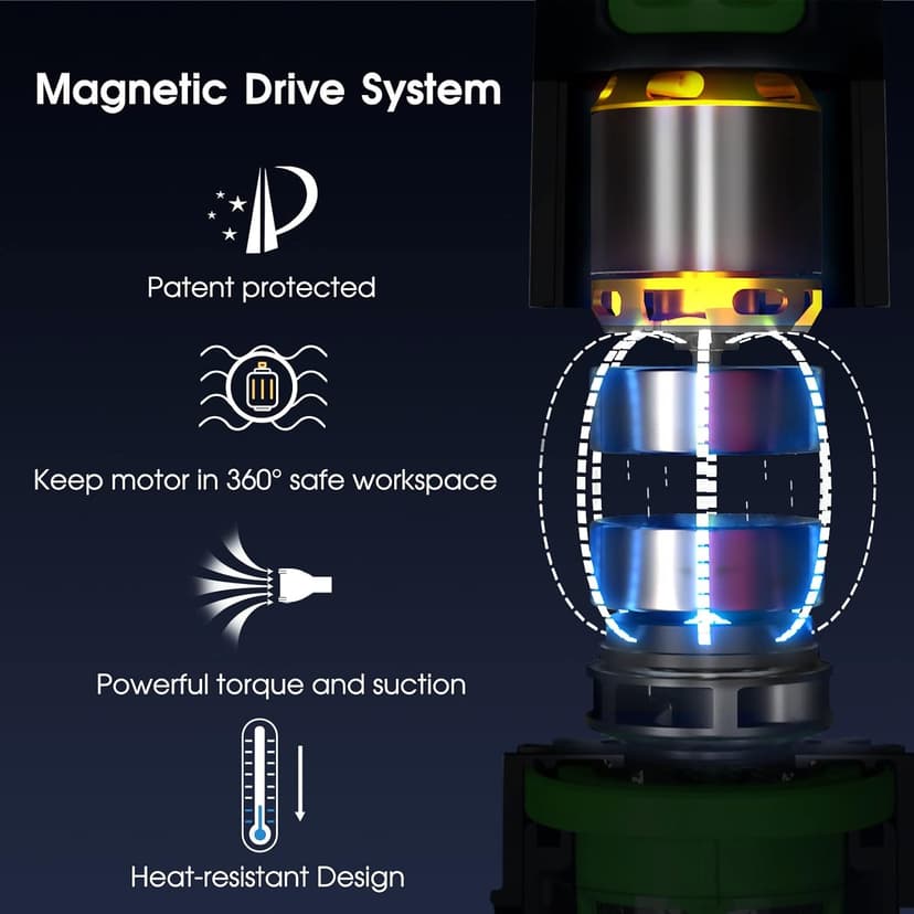 All in ONE Rechargeable Pool & Spa Hot Tub Vacuum Cleaner - Dual Mode & Magnetic Drive System, 25µm Ultra Fine Mesh Filters for Hot Tub, Small Above Ground Pools, 60 Mins (Orange)