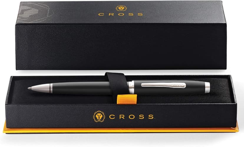 Cross Coventry Pen Ballpoint - Black/Chrome Lacquer