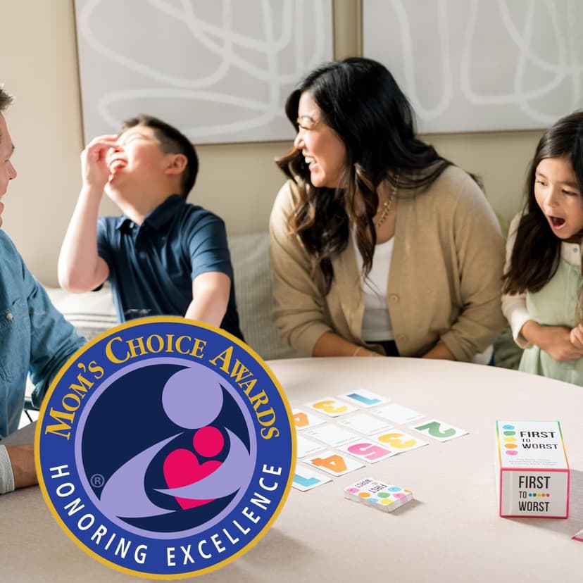 FIRST TO WORST Party Game – The Card Game About How Your Friends and Family Rank Things | Funny Ranking & Guessing Board Game for Friends & Family, Game Nights, Parties & Fun Gift Ideas