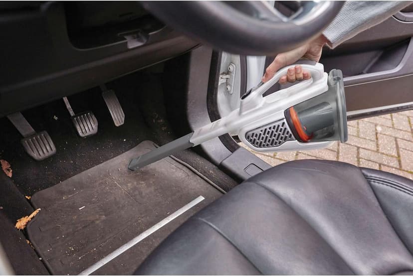 BLACK+DECKER Dust Buster Hand Held Vacuum Cordless Rechargeable, Portable Vacuum for Car, Extended Runtime, Powerful Suction, Extra Long Crevice Tool, AdvancedClean+ (HHVK320J10)