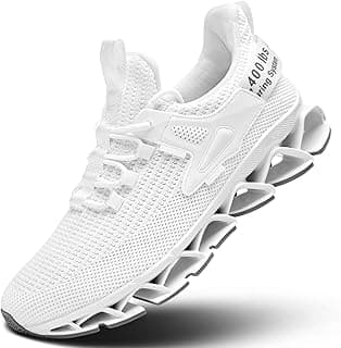 Srenket Mens Walking Shoes Running Slip on Tennis Casual Fashion Blade Sneakers Comfort Workout Sport Athletic Trainers