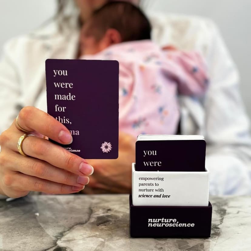 55 New Mom Affirmation Cards – Daily Positive Affirmations for Postpartum Essentials & Pregnancy Must Haves – Thoughtful Gifts for New Moms After Birth – Compact Size, Premium Card Stock & Stand