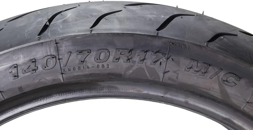 Kenda KM1 (KM001) 110/70R17 Front (54H) & 140/70R17 (66H) Rear Tires for Sport Touring Motorcycles, Radial with High-Speed Stability & Excellent Wet Grip w/Keychain (110/70-17) (140/70-17) (2-Pack)