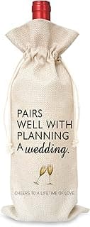 Wine Bag Wedding Gift for Mr and Mrs - Engagement Gift J14