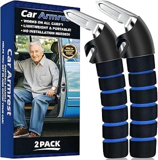 2Pack Car Door Handle for Elderly Car Handle Assist Support Multifunction for Seniors and Handicapped