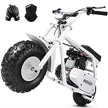 HOVER HEART Mini Bike, Gas Dirt Bike, Minibike, Gas Powered Mini Bikes for Adults, 99cc-4 Stroke Pit Bikes with Led, Dirtbike Motorcycle Max Load 200 Lbs, Speed 34.5 KM/H, Age13+ Hoverheart