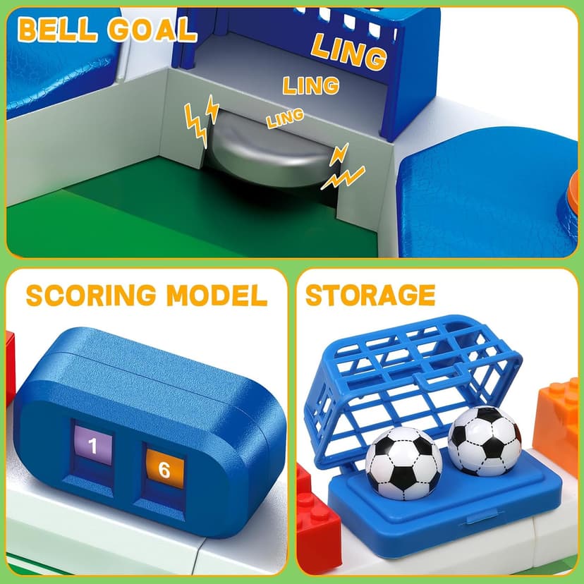 Football Games Board Indoor Sports Game Room Pinball Interactive Birthday Gift Toys 3 4 5 6 7 8-12 Year Family Gatherings Mini Foosball Table Game for Kids Soccer Game Set Gifts Boys Toy B0DZ6QMSCC
