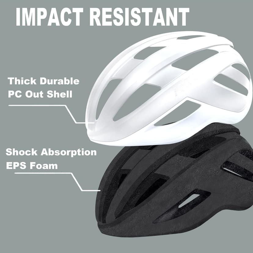 Bike Helmet for Adults-Removable Liners & Size Adjustable- Road Bicycle Helmets in Mountain, for Youth & Adult Men and Female
