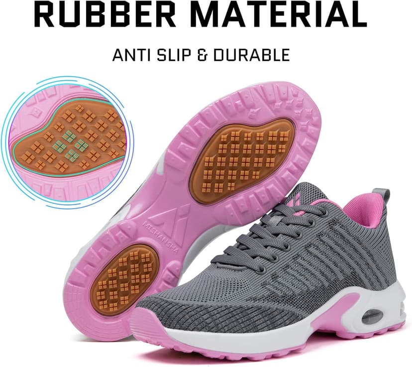 Mishansha Womens Sneakers Air Cushion Running Tennis Shoes Women Lightweight Arch Support Walking Shoes