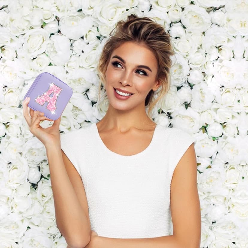 Christmas Gifts for Teens Girls - Gifts for Teen Girl Trendy Stuff,Birthday Gifts for 5 6 7 8 9 10 11 12 13 14 15 Year Old Girls,Cute Travel Jewelry Case Small Box | Lavender,A