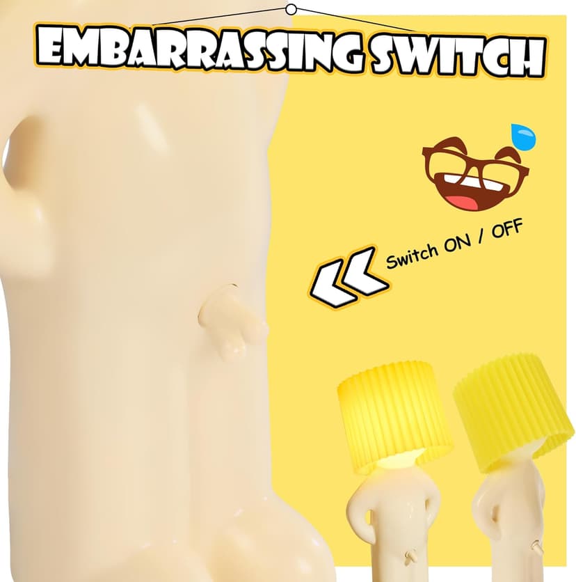 White Elephant Gifts for Adults,Bedside Night Light,Birthday Christmas Gifts for Men Women Boyfriend Girlfriend Husband Wife,Mens Gifts,Valentines Day Gifts for Him Her,Anniversary Funny Gag Gifts
