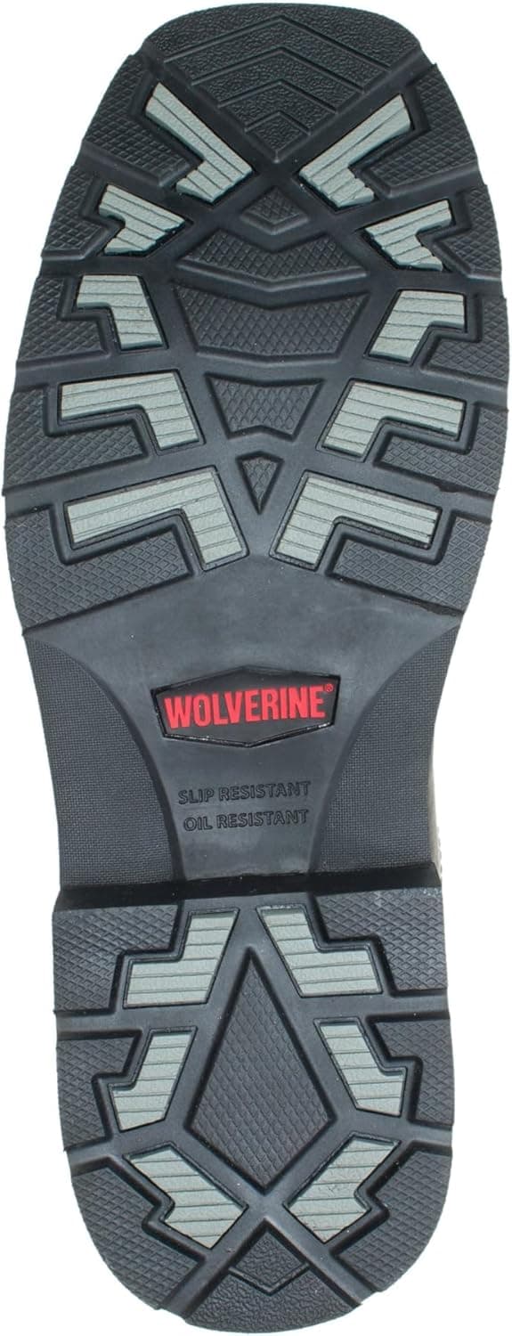 WOLVERINE Men's Rancher Waterproof Steeltoe Square Toe 10in Wellington Work Boot