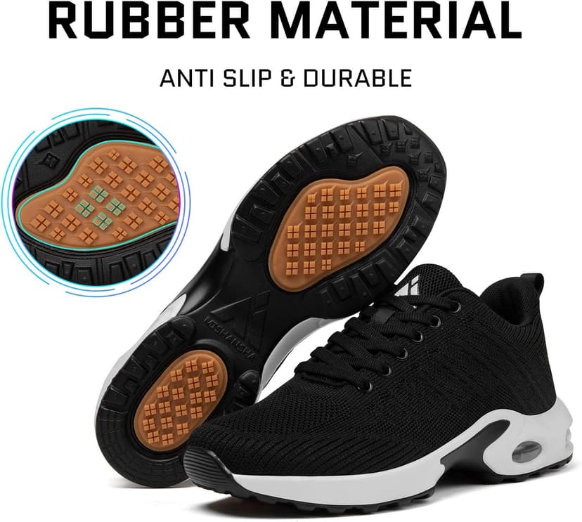 Mishansha Womens Sneakers Air Cushion Running Tennis Shoes Women Lightweight Arch Support Walking Shoes