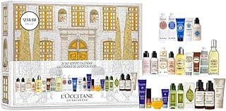 L'OCCITANE Advent Calendar, 24-Piece Luxury Beauty Countdown Holiday Gift Set Including Daily Skincare, Hair, Body & Fragrance, Travel Size Minis