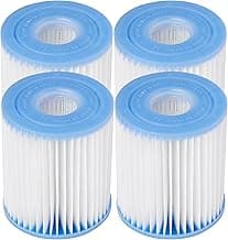 Intex Swimming Pool Easy Set Filter Cartridge Replacement - Type H (4 Pack)