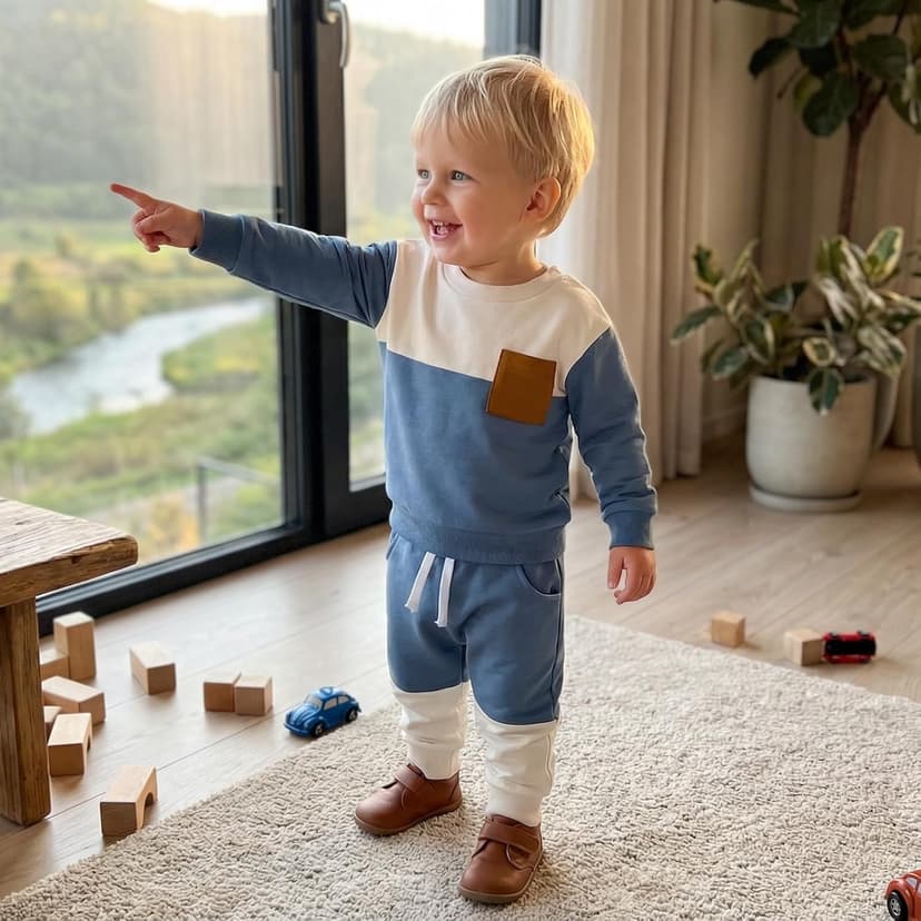 3 6 12 18 24 Months 2T 3T 4T 5T Boy Clothes Toddler Fall Winter Outfit Contrast Color Long Sleeve Pullover and Joggers Set Kupretty Toddler Baby Boy Clothes Color Block Sweatshirt Pants Set B0C69FLN77