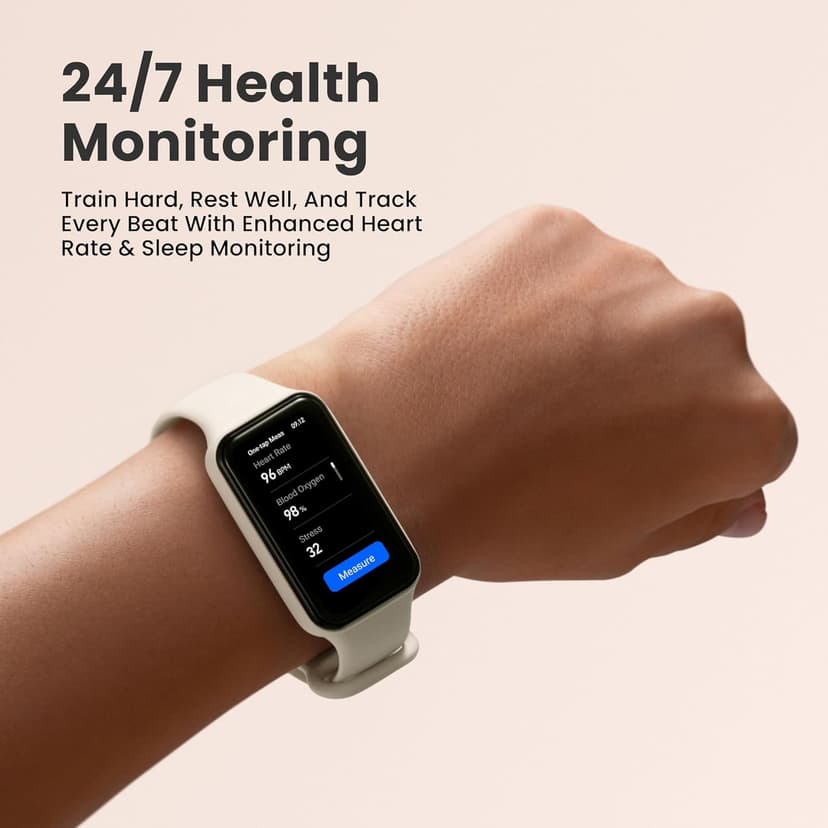 Amazfit Band 7 Activity Fitness Tracker for Men Women, 18-Day Battery Life, Alexa Built-in, 1.47”AMOLED Display, 24H Heart Rate & SPO₂ Monitoring, 120 Sports Modes, 5 ATM Water Resistant, Black