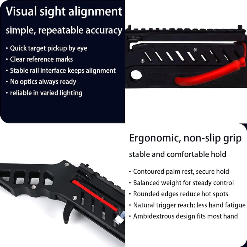 Folding Crossbow Professional Training Portable Easy Storage Lightweight Archery Equipment for Adults Target Practice