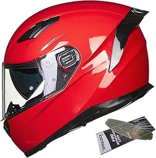 ILM Motorcycle Helmets Full Face with Anti-Fog Pinlock for Cascos para Motos Snowmobile Mens Women Heated Shield Compatible DOT Model 129