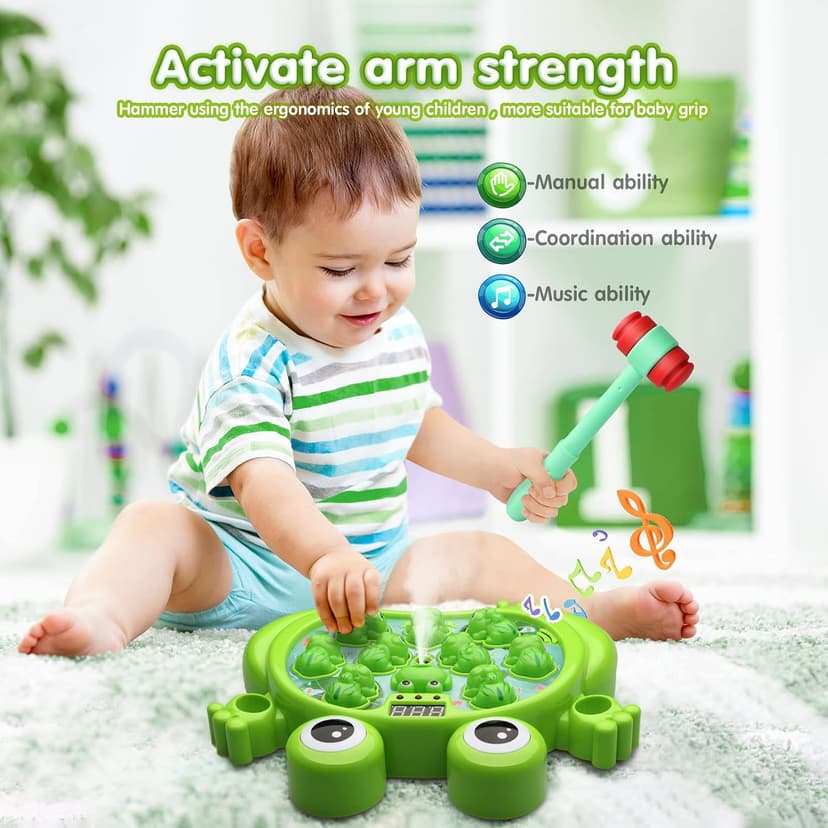 With 5 Modes,45 Levels,9 Music Spray and Light-up, Baby Toy Gifts for Early Learning, Birthday Gift for Toddler Boy Toys HopeRock Toys for 2 3 4 5 Year Old Boy,Toddler Toys Age 2-4 Birthday Gift B0B7WXKKWJ