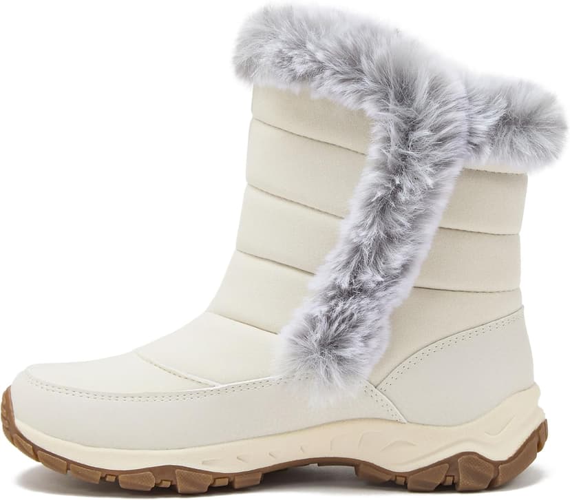 Lands' End Expedition Waterproof Insulated Womens Snow Boots, Lace Up or Slip On Winter Boots for Women, Medium or Wide Width Sizes 6 to 11, Black, Brown, Blue, White or Grey Winter Shoes