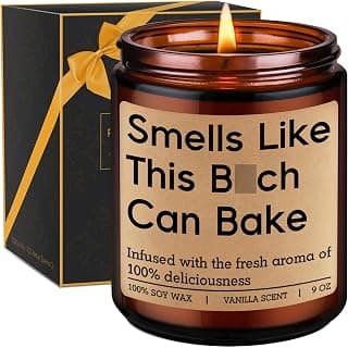 Funny Christmas Bake Gifts for Baking Lovers, Bread Bakers, Pastry Chef, Birthday Ideas for Friend, Culinary Student, Woman GSPY Candle, Gifts for Bakers, Baking Gifts for Women, Men, Sourdough Baker B0F12NQ3HC