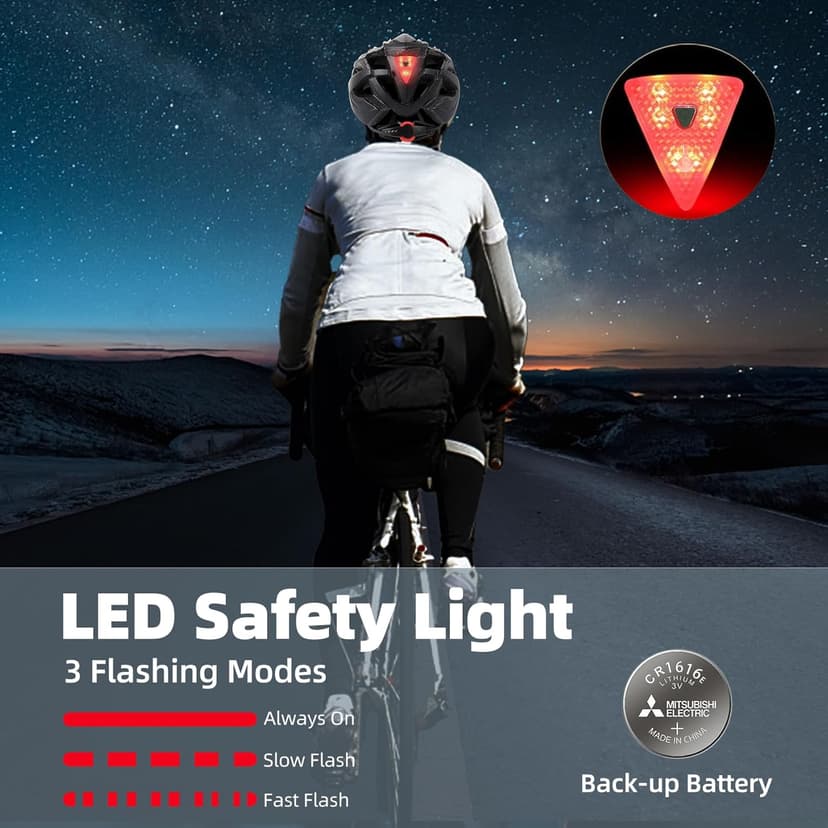 Bike Helmet, Basecamp Bicycle Helmet with Rear Light & Detachable Magnetic Goggles Lightweight Cycling Helmet Adjustable for Adult Men Women Mountain & Road (BC-069)
