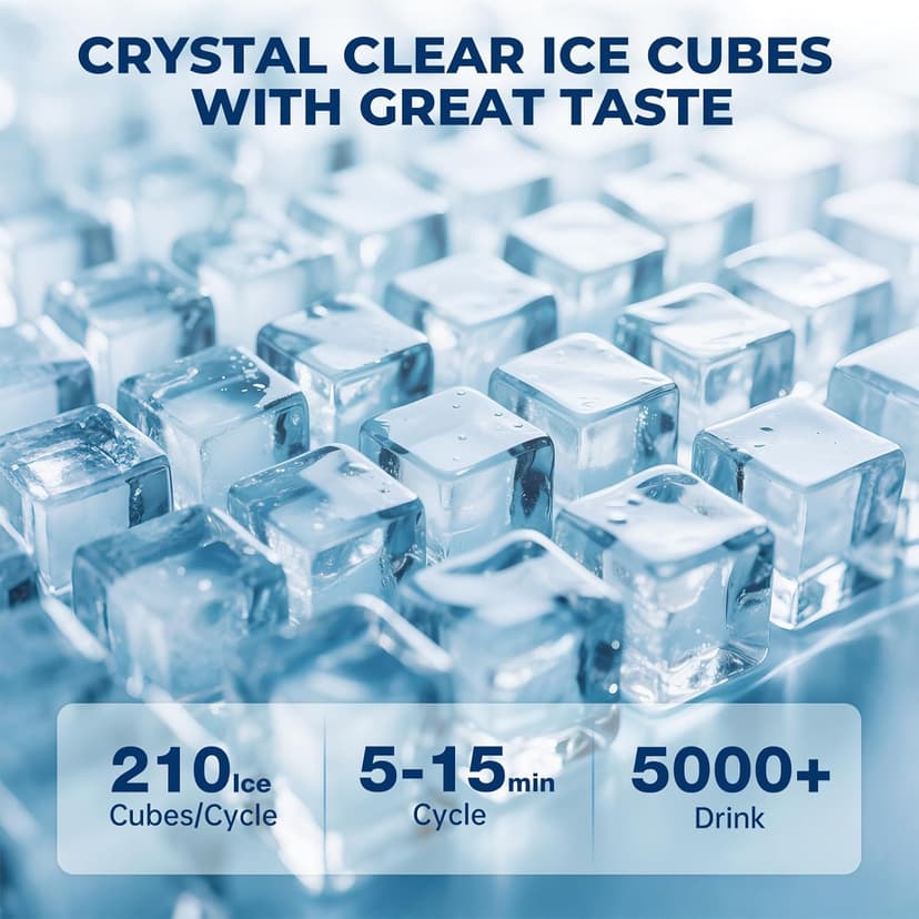 Commercial Ice Maker Machine, 680 LBS/24H with 560 LBS Storage, ETL Approval Industrial Ice Machine, 210 Ice Cubes in 5-15min, Self-Cleaning Stainless Steel Ice Maker for Business Restaurant Hotel