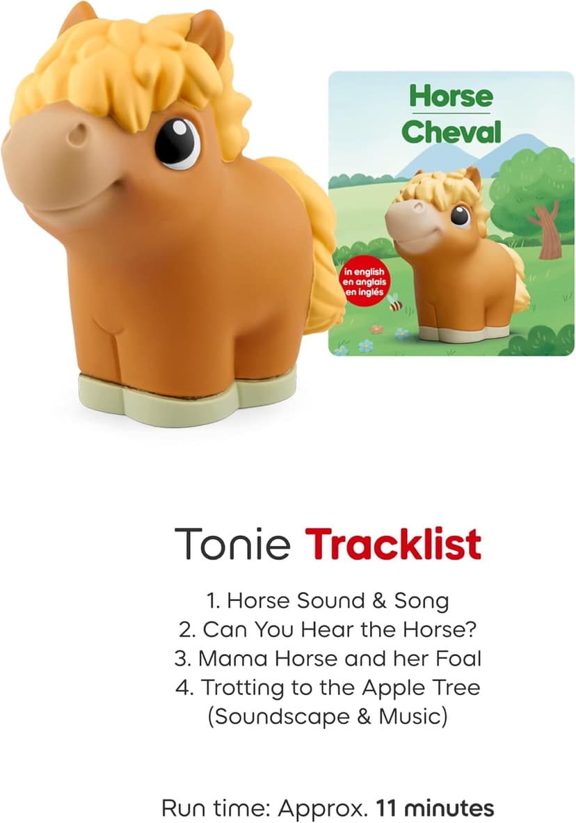 Toniebox 2 My First Farm Bundle for Kids 1+ with Soft and Squeezable Cow, Horse, and Pig - Sunset Red B0FJ2ZY48J